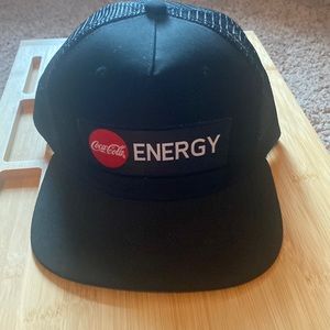 Black & Red Coca Cola One Size Baseball Cap